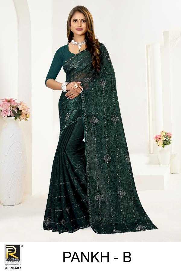 Ronisha Pankh Festive Wear Designer Saree Collection